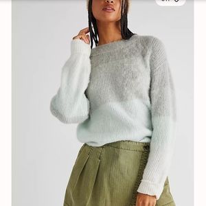 New $128 Free People Autumn Sky Pullover